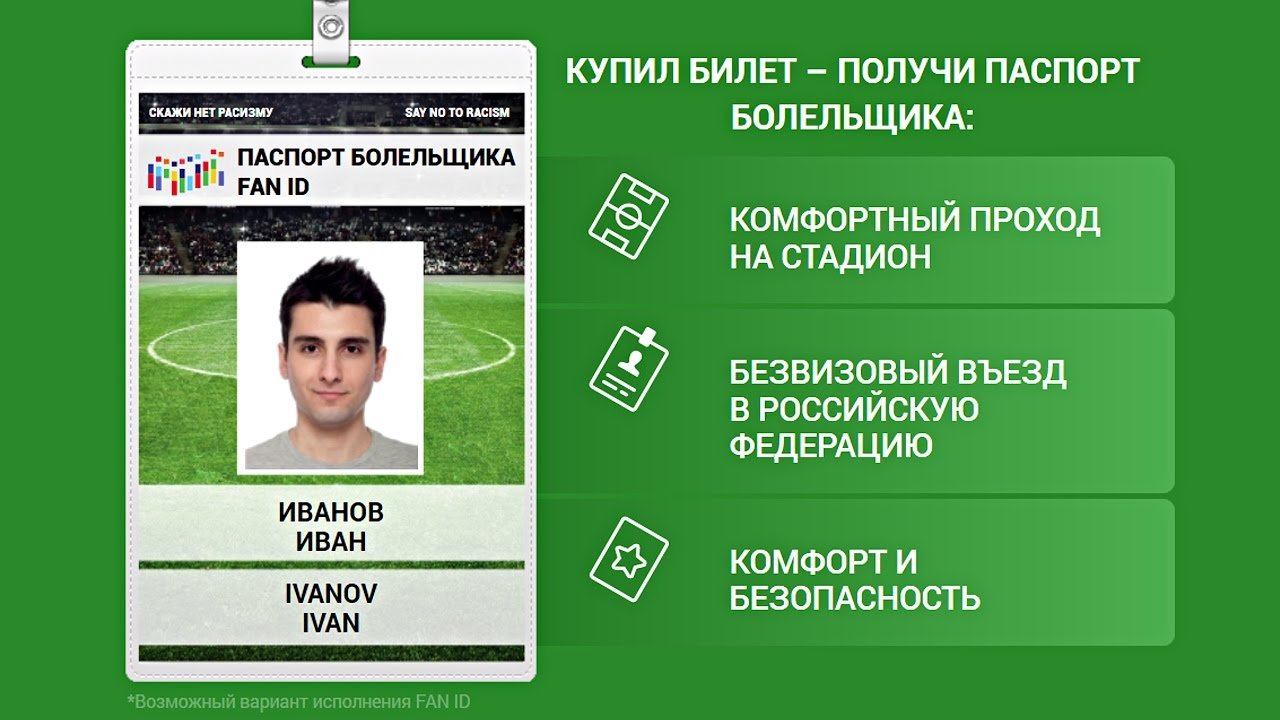 Карта болельщика fan id