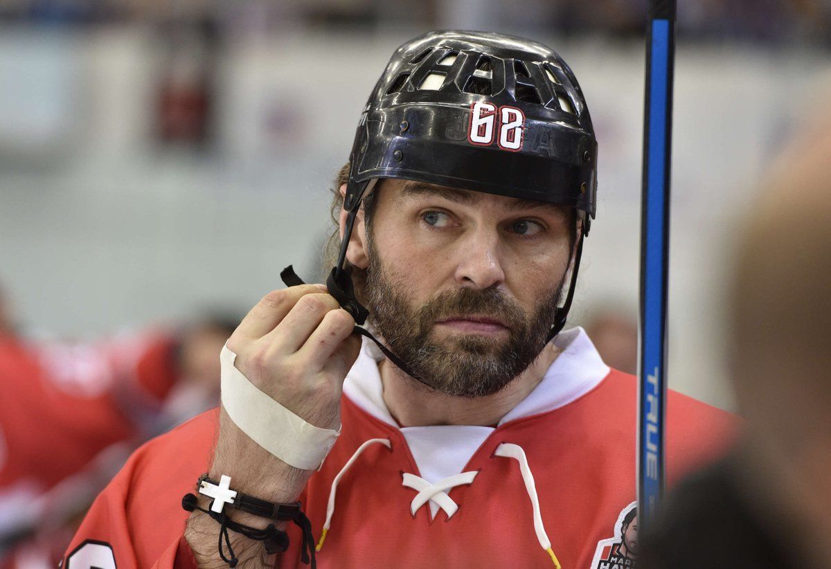 Jagr хоккеист.